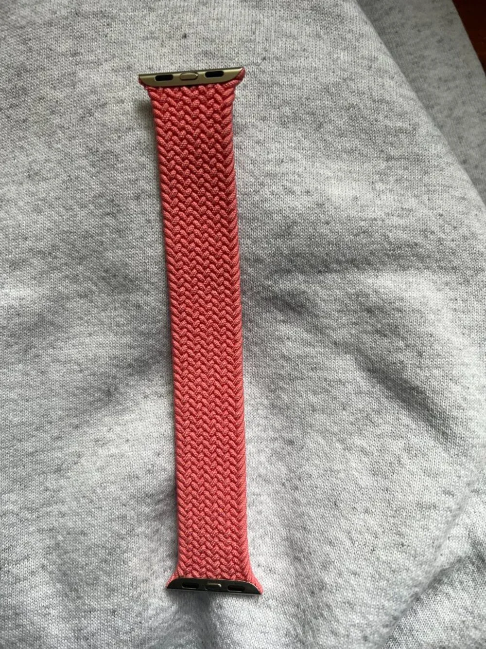Apple Watch Braided Solo Loop 40mm (38/41) Genuine OEM Pink Punch Size 8